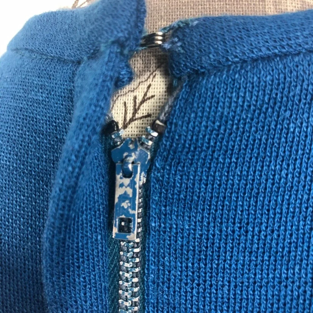 Vintage Henry Rosenfeld Skirt & Top Sweater Knit 50's Outfit Matching Set Blue - Picture 8 of 16